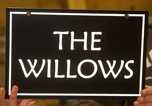 Reflective House Sign