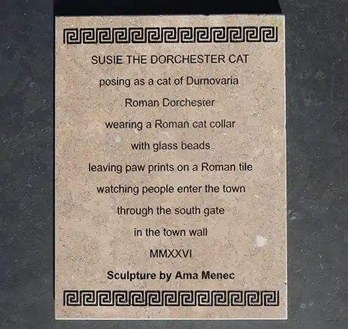 Signs and memorials can have imges as well as text. Limestone Sign