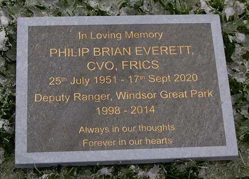 Green Slate Memorial Tablet