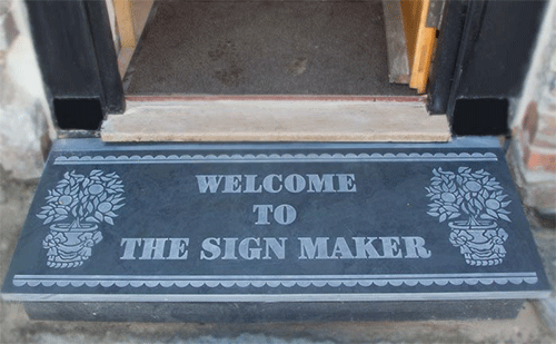 Slate Doorstep Sign