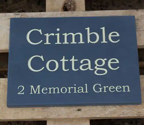 Slate Address Sign