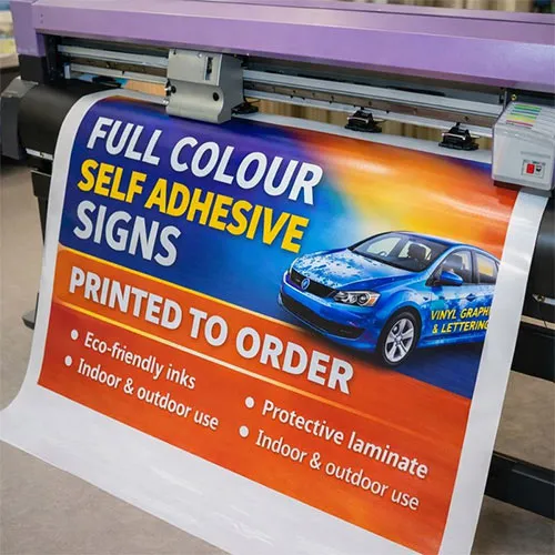 Printed Sign