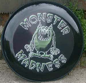 Monster Madness Wheel Cover