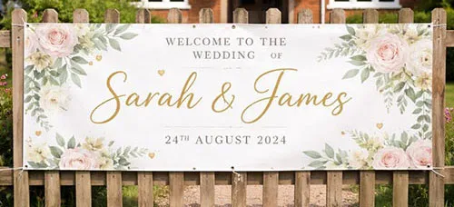 Banners are cost effective for larger signage. Event Banners