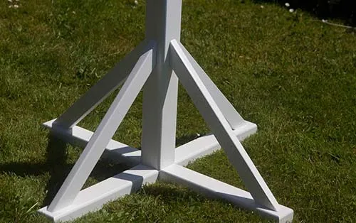 Can be on free standing base if required Finger Post Base