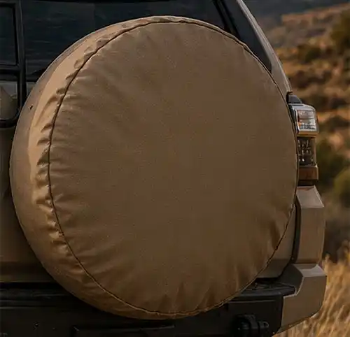 These are available in camo, sand or olive green Heavy Duty 1000D wheel covers