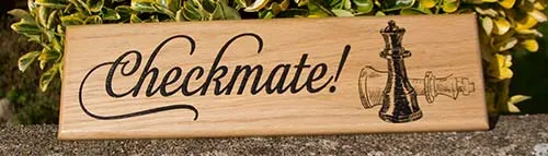 We are able to use detailed images on the wooden signs. Wooden Sign With Image