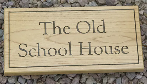 Chestnut house sign