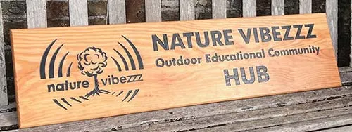 We can make these to any size Douglas Fir Sign