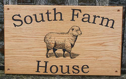 Oak Farm House Sign