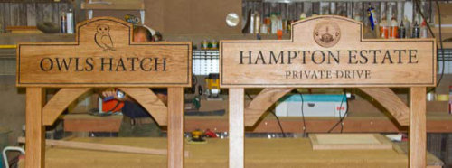 Wooden Estate Signs