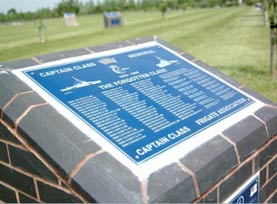 Large memorial plaque