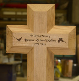 Bespoke wooden cross