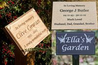 Selection of Images and ideas to help you decide on your memorial plaque