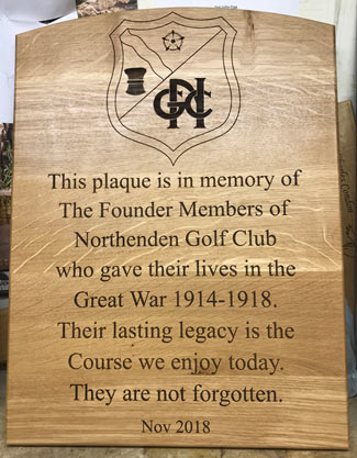 Wooden memorial plaque made in oak  450mm x 600mm 1808.LW.112