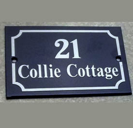 French Style Metal Name Plates