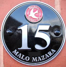 Name Plate with Football Emblem