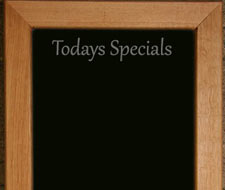 Oak framed blackboard