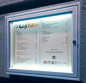 Notice Board with LED