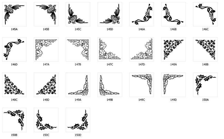 More Decorative Corner Borders