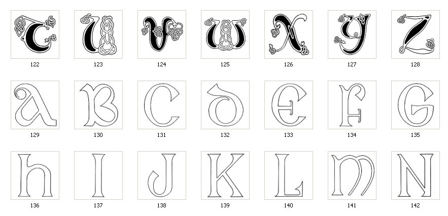 Celtic Letters