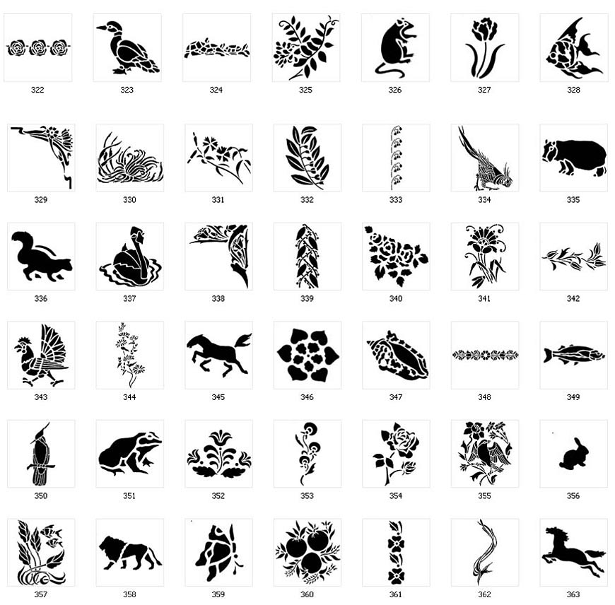 Nature Stencils