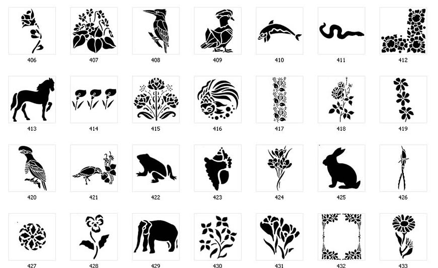 Nature Stencils