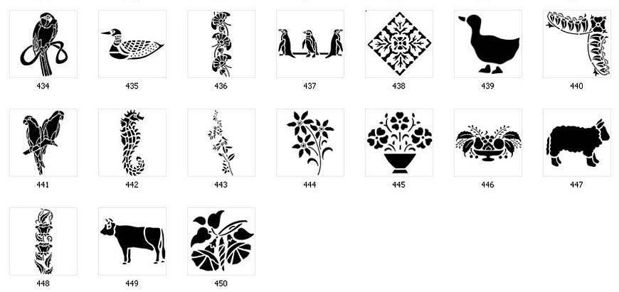 Nature Stencils