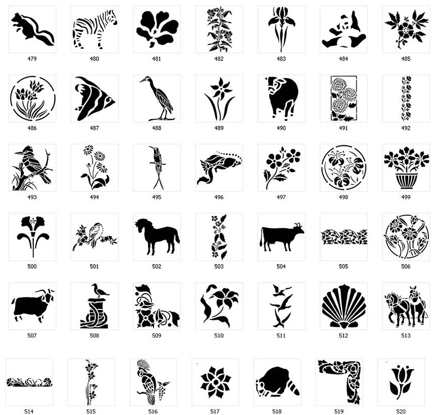 Nature Stencils