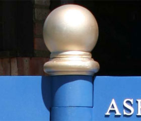 Cast Aluminium Ball Finial