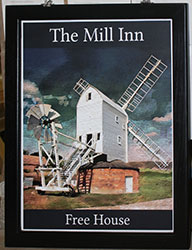 Hanging pub sign