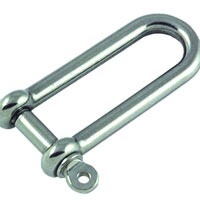 8mm long D Shackle