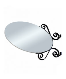 Oval Scroll Bracket