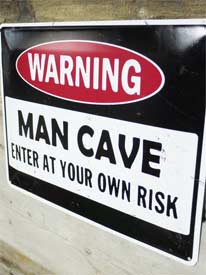 Man cave sign