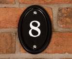 Large cast aluminium house number.