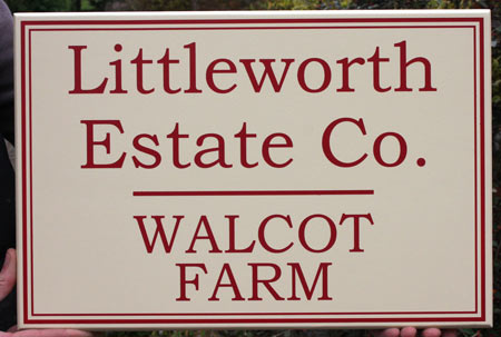 Farrow And Ball Rectory Red Lettering