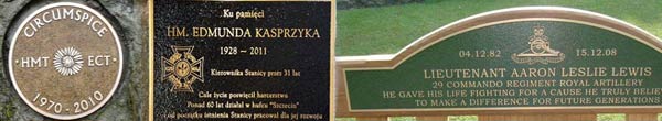 Cast Bronze Plaques