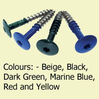 Coloured Stainless Steel Screws