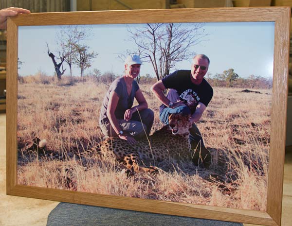 Magnetic Sign Board with Oak Frame