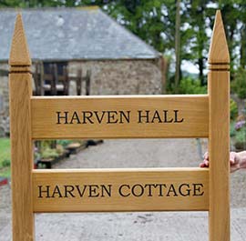 Oak Ladder Sign.