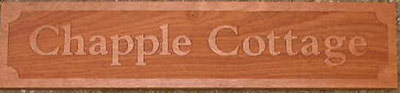 Sapele Sign