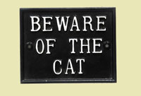 Beware of the cat