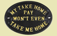 my take home pay won't even take me home