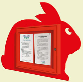 Rabbit Poster Holder