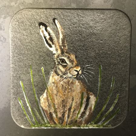 Hand Painted Hare