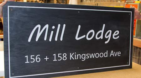 Large slate Signs