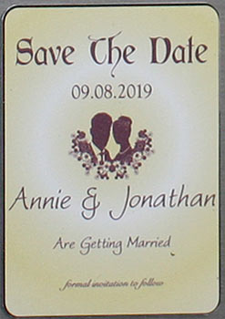 Bride & Groom (1) Fridge Magnet