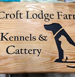 Douglas Fir Business Sign