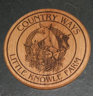 Oak Plaque