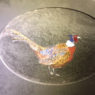 Hand Painted Pheasant
